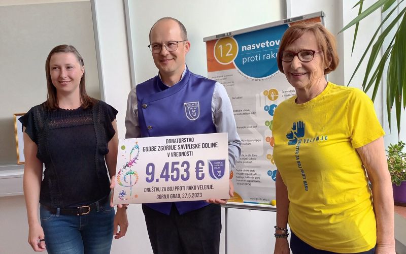 društvo proti raku, branka drk, donacija (3)