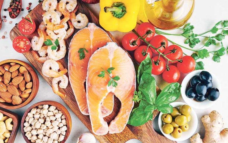 vitamin-D-balanced-nutrition-concept-clean-eating-flexitarian-mediterranean-diet-top-view-flat-nu...