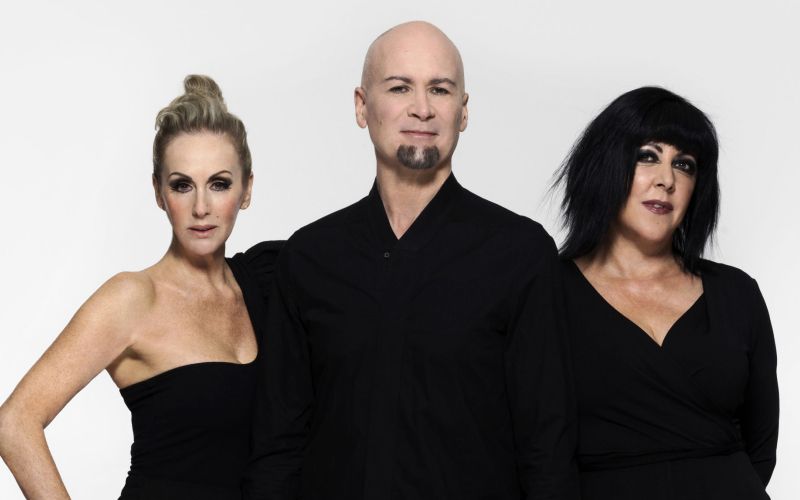 Susan Ann Sulley, Philip Oakey in Joanne Catherall so Human League, eden od svete trojice synth popa