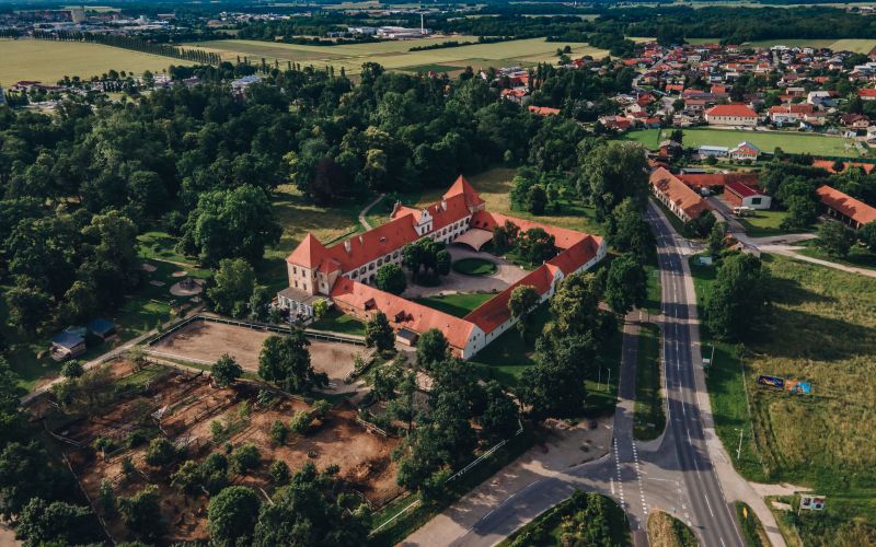 ris, dvorec-rakičan, grad, rakičan, dron