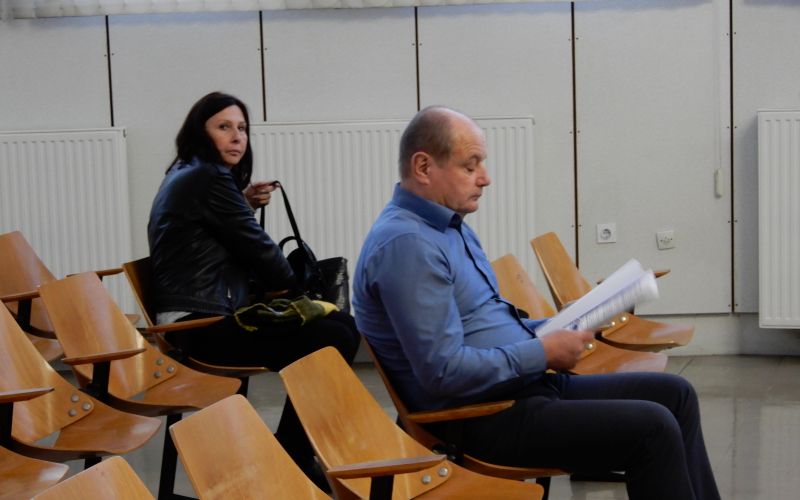 Tomaž Ročnik in nekdanja direktorica Klasja Dragica Veršič