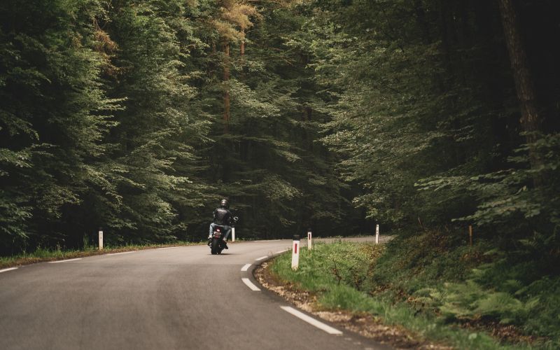 simbolična, motoristi, motor, cesta, motorno-kolo, promet