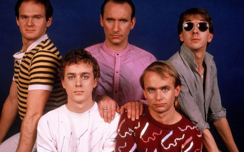 Men at Work v začetku osemdesetih let - zadaj Speiser, Hay in Rees, spredaj Strykert in Ham.