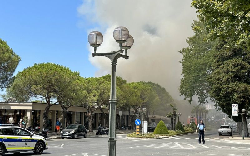 portorož, požar