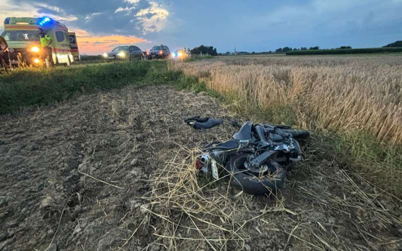 motorist, prometna-nesreča, križevci-pri-ljutomeru