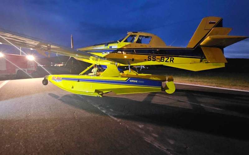 air-tractor, pristanek, nesreča