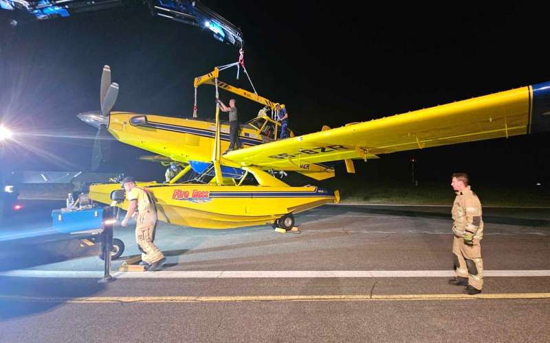 air-tractor, pristanek, nesreča