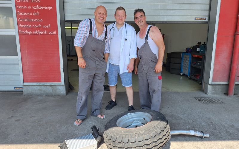 Boštjan Konečnik in Fredi Miler