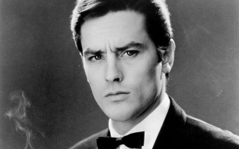 Alain Delon z angelskim obrazom, največje ime francoske kinematografije.