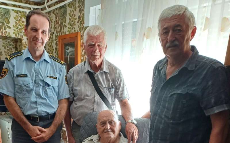 miroslav cizej, najstarejši pomurski policist