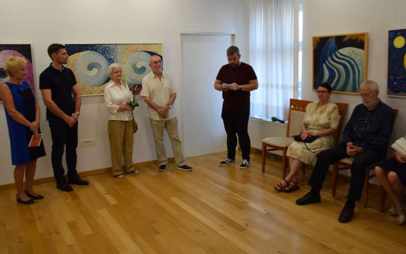 ferenc-kiraly, suzanne-kiraly-moss, razstava, slike, skulpture, center-banffy