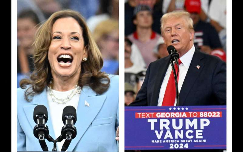 kamala harris, donald trump