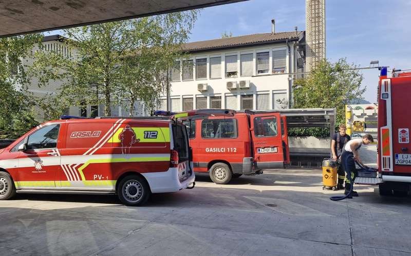 gasilci športna dvorana Medvode