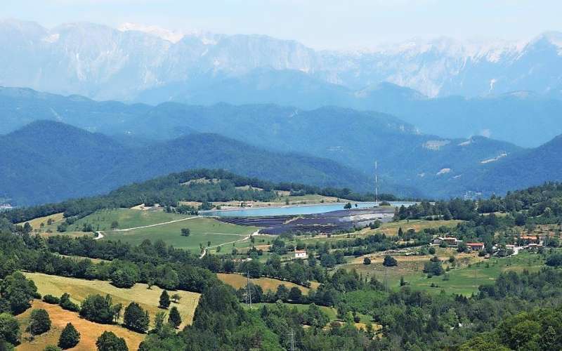 sonćna elektrarna, zgornja akumulacija, kanal