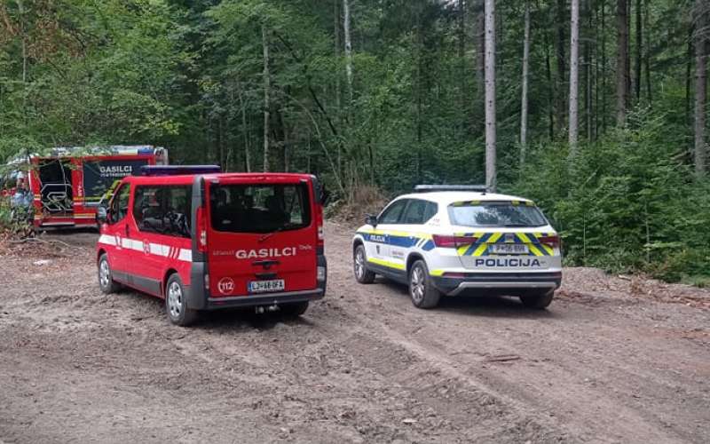 iskalna akcija, policija, rešilec, kočevje