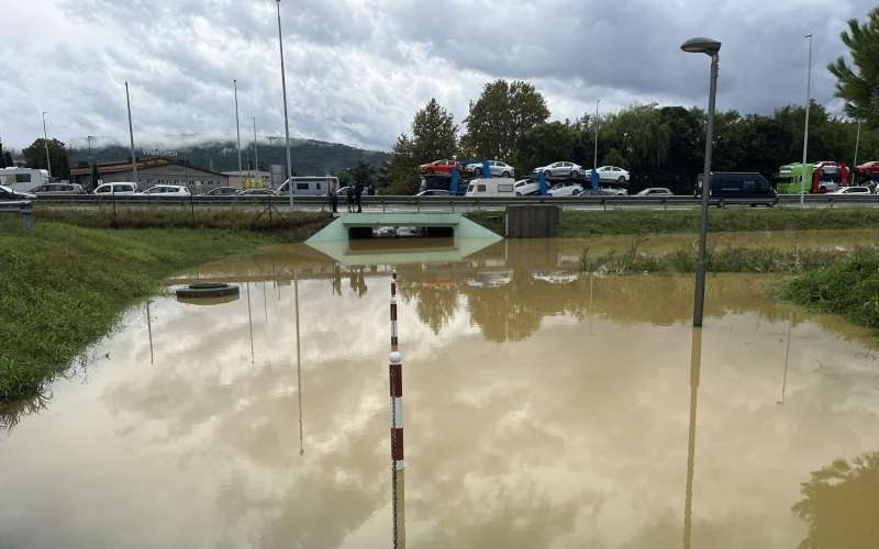 koper, poplave, podhod