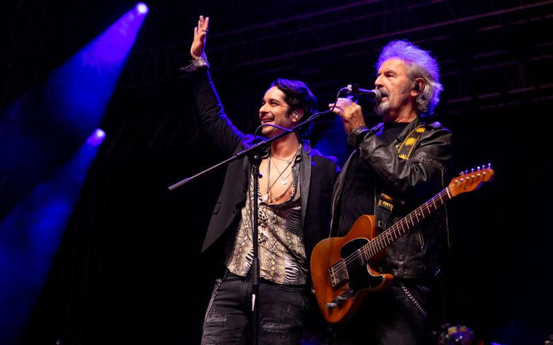 Parni valjak v Križankah, poleti 2024