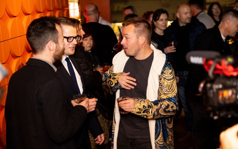 Prišel je tudi standup komik in Youtuber Marko Žerjal.