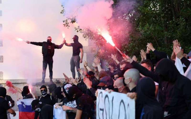 shod, neonacisti, ljubljana