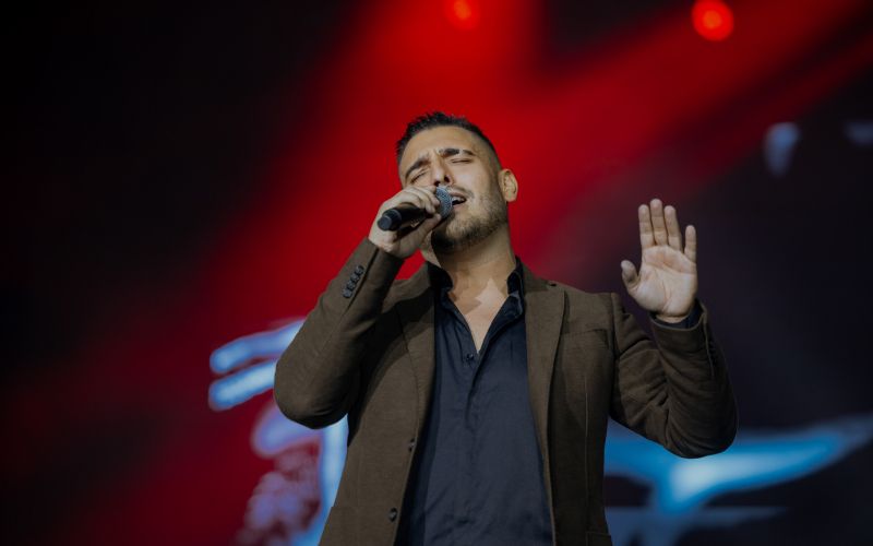 Darko Lazić na drugemu rojstnemu dnevu radia Best FM