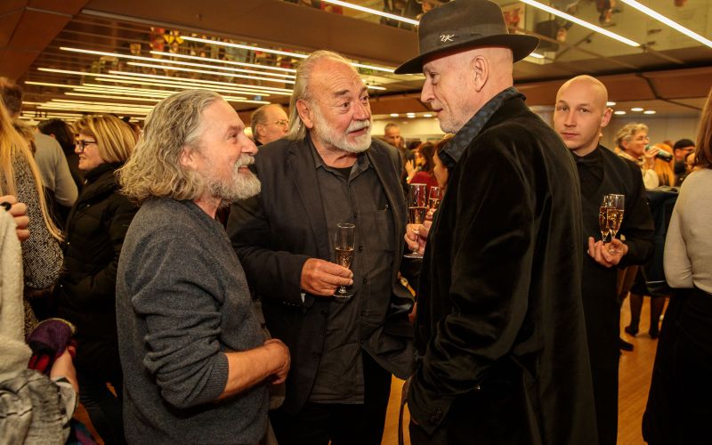 Vlado Kreslin, Miha Hočevar, Karpo Godina