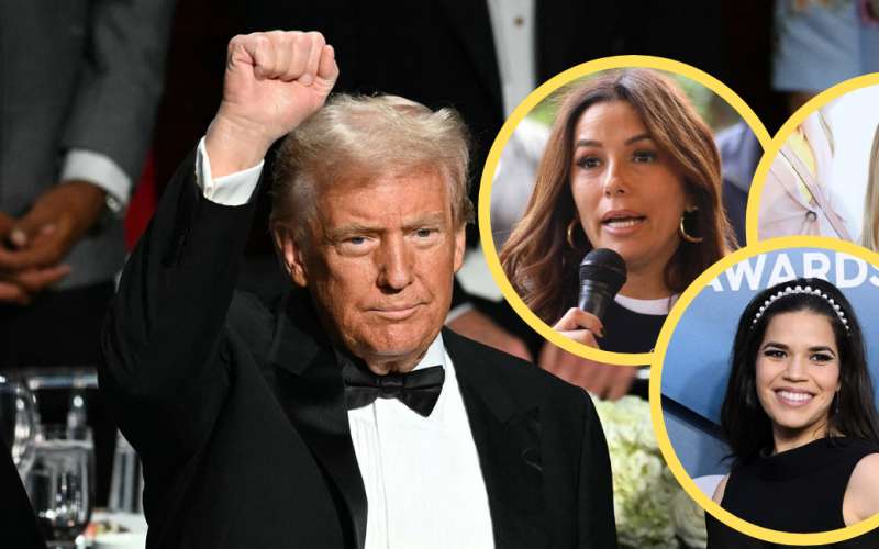 Donald Trump, Eva Longoria, Amy Schumer, America Ferrera