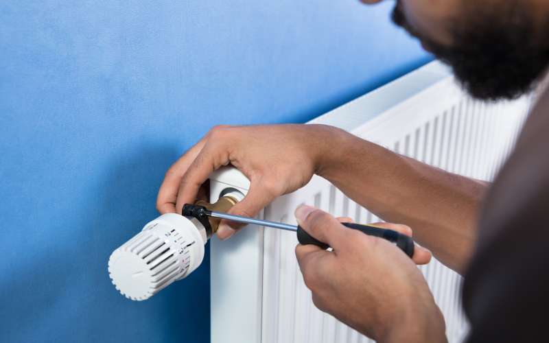 radiator, ventil, popravilo