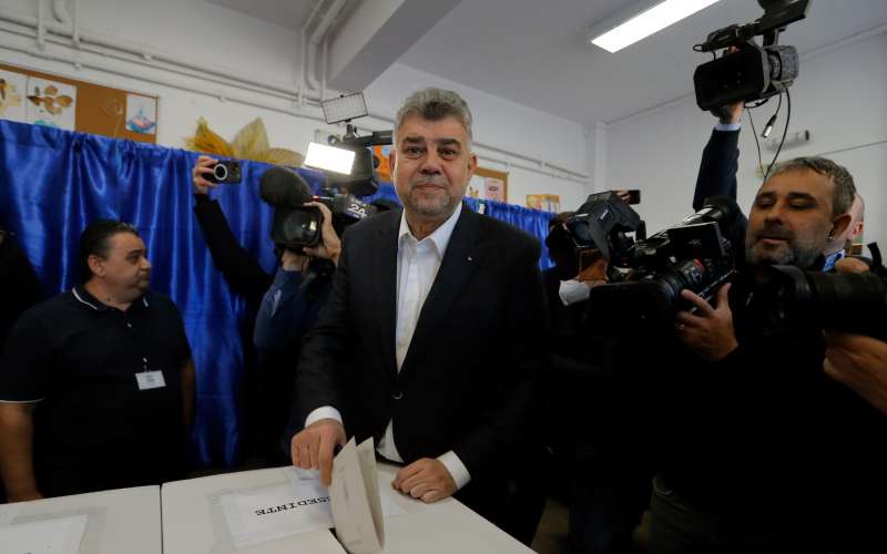 volitve Romunija Marcel Ciolacu