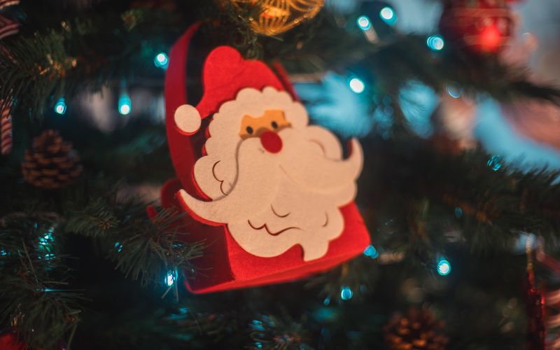 simbolična, božični-okraski, božič, božična-jelka