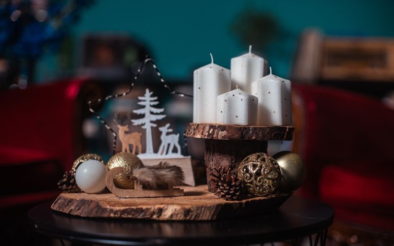 adventni-venček, venec, božič