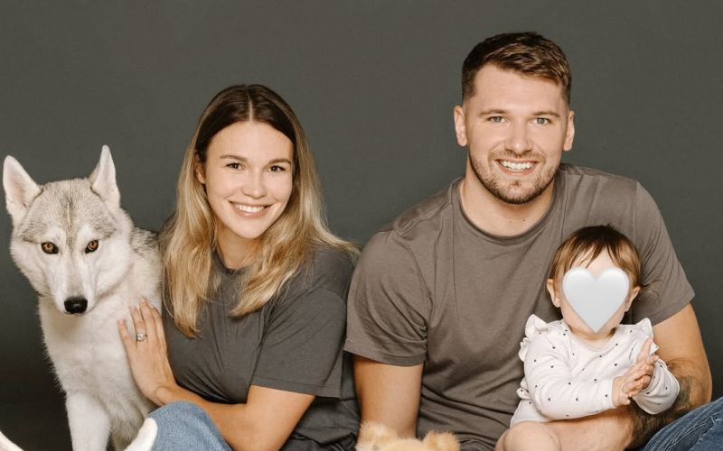 Anamaria Goltes, Luka Dončić, Gabriela, družina