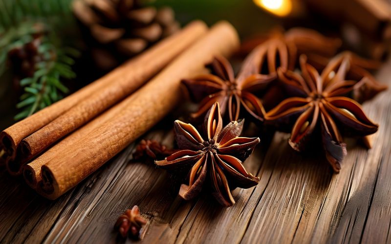 klinčki, cimet, janež