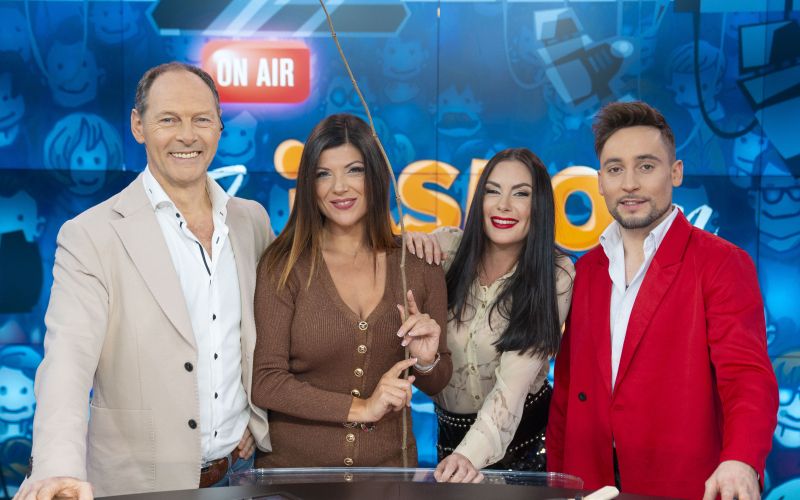 Jasna in njeni gostje so bili res razigrani.