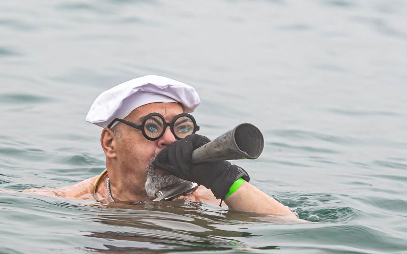 dahavski-pingvini, kamesnica, novoletno-kopanje