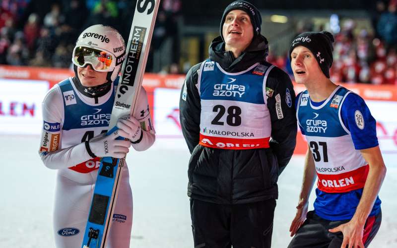 Anže Lanišek, Domen Prevc, Lovro Kos