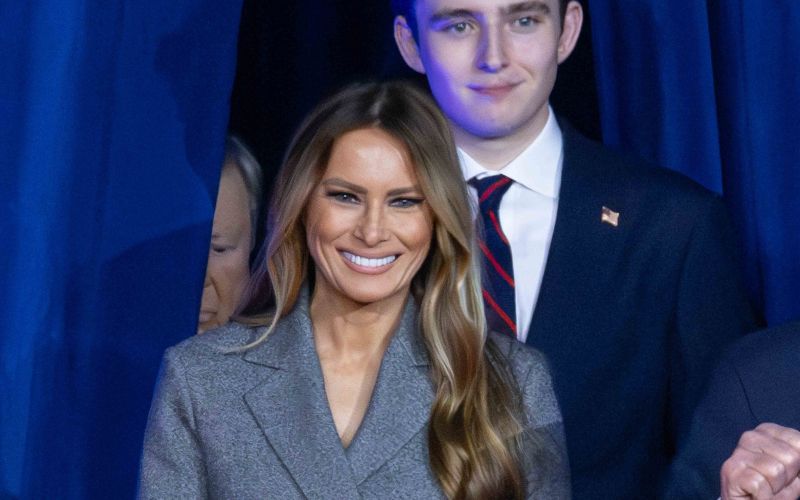 Prva dama s svojim sinom