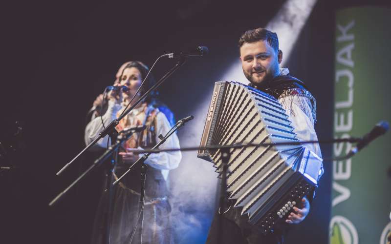 Harmonikar Jure Zajc obrnil prvih 30!