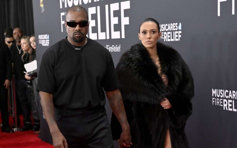 kanye-west-in-bianca-censori, grammy-2025