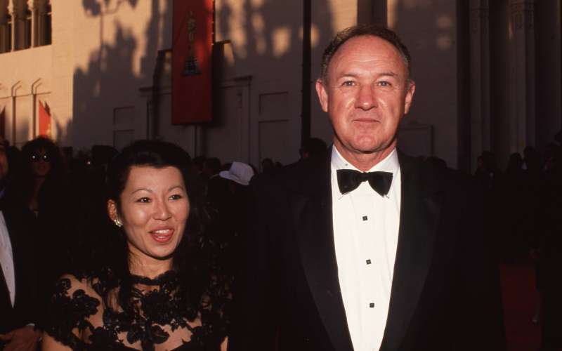 Gene Hackman in Betsy Arakawa na podelitvi oskarjev marca 1989. Poročila sta se dve leti pozneje.