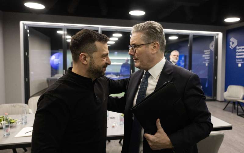 Britanski premier Keir Starmer Volodimir Zelenski