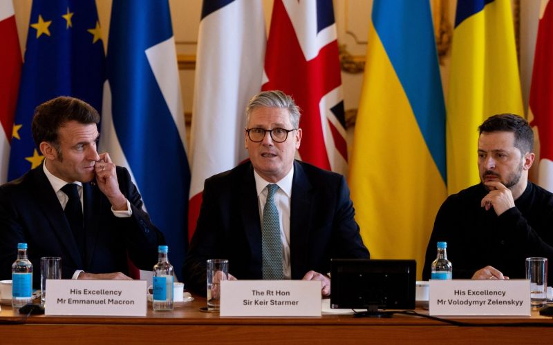 macron, starmer, zelenski