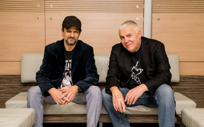 Praslovan, Slobodan Maksimović, Zoran Predin - Režiser Slobodan Maksimović in zvezda filma Zoran Pre