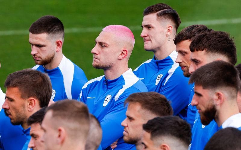 Reprezentanca Slovenije Blaž Kramer Benjamin Šeško Žan Vipotnik