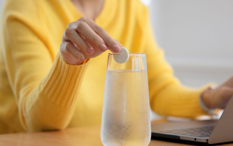 Magnezij, šumeča tableta