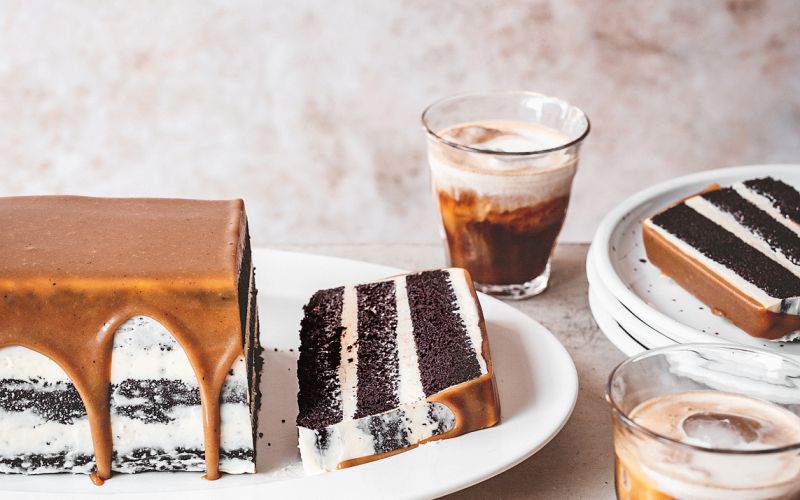 Vietnamese coffee loaf cake