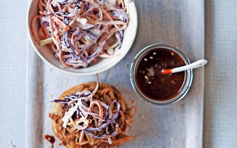 Tangy cabbage slaw