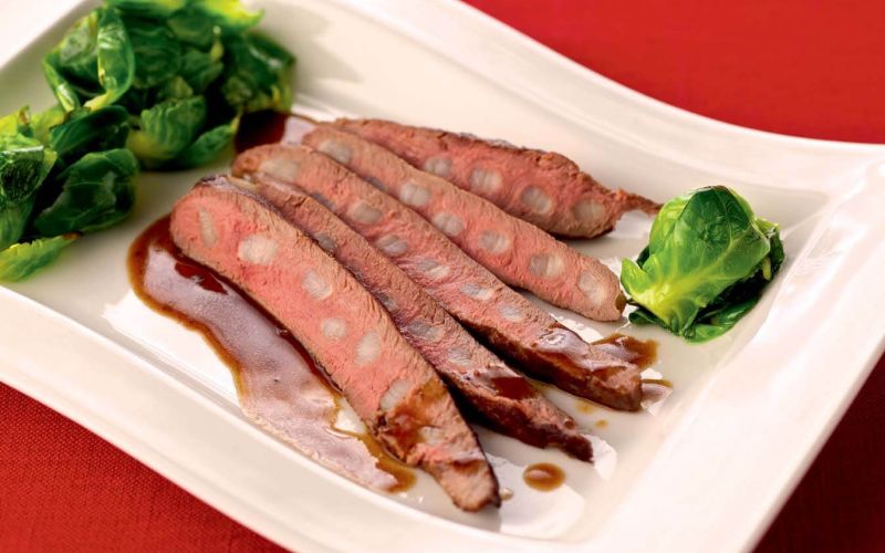 Gespickter Hasenruecken