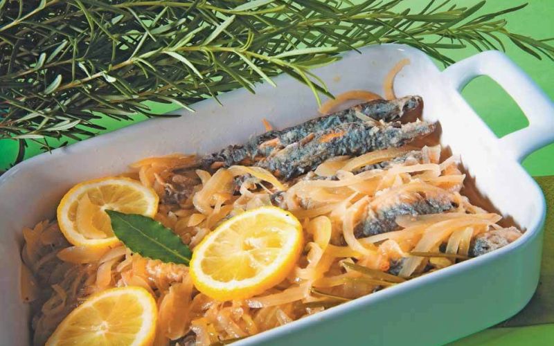 sardele v marinadi - na savor