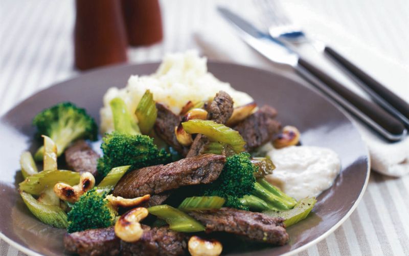 Goveje rezinice z brokolijem