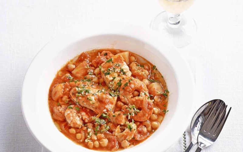 one pan spanish fish stew